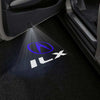 ACURA Acura ILX Door Stick On Puddle Lights Multiple Designs 2013–2022 Acura With ILX Logo 2 - 1 Pair 2 Doors