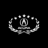 ACURA Acura Integra Door Stick On Puddle Lights Multiple Designs 2023–2025 Acura Logo 4