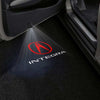 ACURA Acura Integra Door Stick On Puddle Lights Multiple Designs 2023–2025 Acura With Integra Logo 1 - 1 Pair 2 Doors