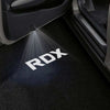 ACURA Acura RDX 1st Gen Door Stick On Puddle Lights Multiple Designs 2007–2012 RDX Word - 1 Pair 2 Doors