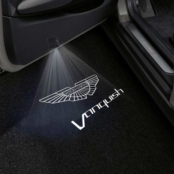 Aston Martin Aston Martin Vanquish Door Stick On Puddle Lights Multiple Designs 2001-2007 Aston Martin Vanquish - 1 Set - 2 Doors