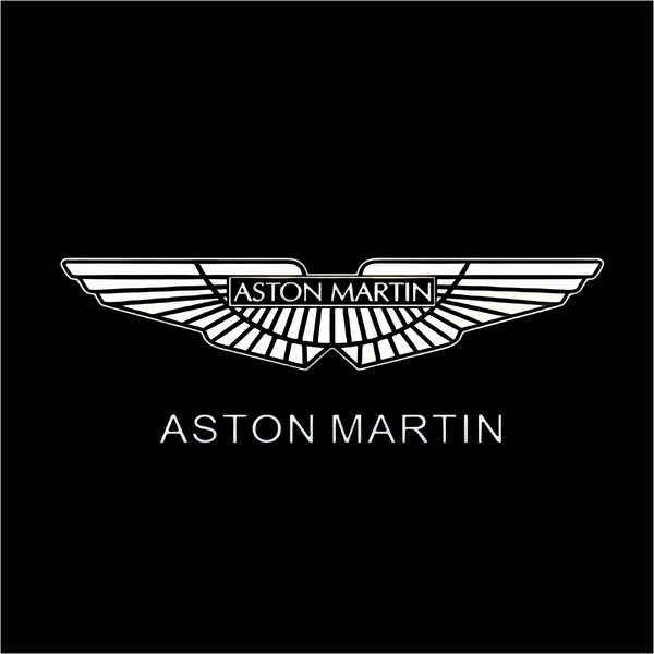 Aston Martin Aston Martin Vanquish Door Stick On Puddle Lights Multiple Designs 2001-2007 Aston Martion Logo 1 - 1 Set - 2 Doors