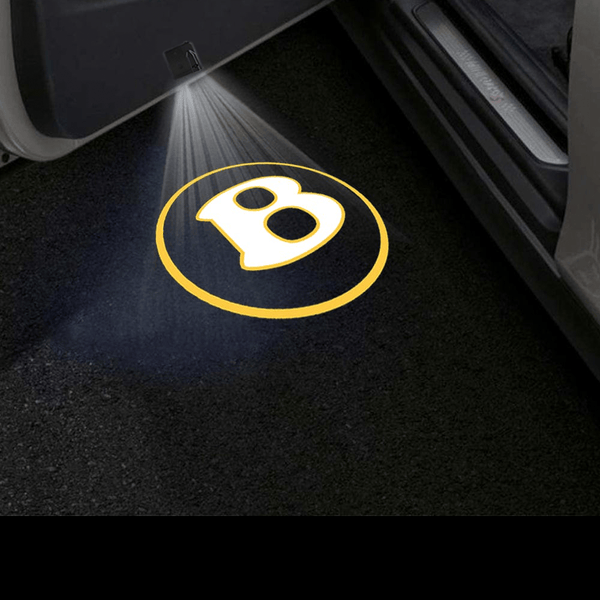 BENTLEY Bentley Universal Door Stick On Puddle Lights Multiple Designs Bentley Logo 4 - 1 Pair 2 Doors