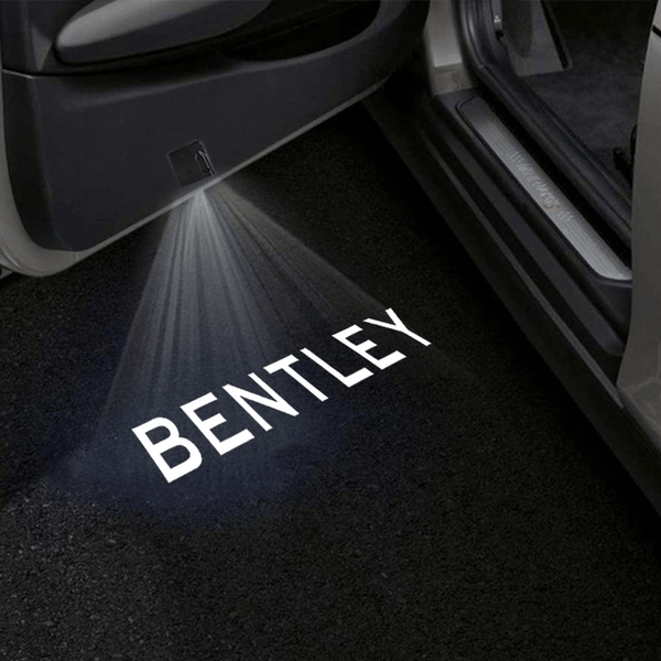 BENTLEY Bentley Universal Door Stick On Puddle Lights Multiple Designs Bentley Logo 5 - 1 Pair 2 Doors