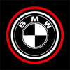 BMW BMW Universal Door Stick On Puddle Lights Multiple Designs