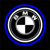 BMW BMW Universal Door Stick On Puddle Lights Multiple Designs