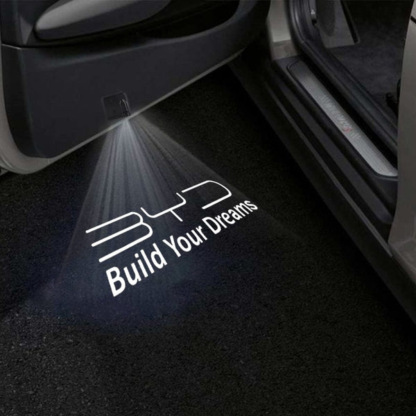BYD BYD Atto 3 Door Stick On Puddle Lights Multiple Designs 2022-2025 BYD Logo 3 - 1 Set - 2 Doors