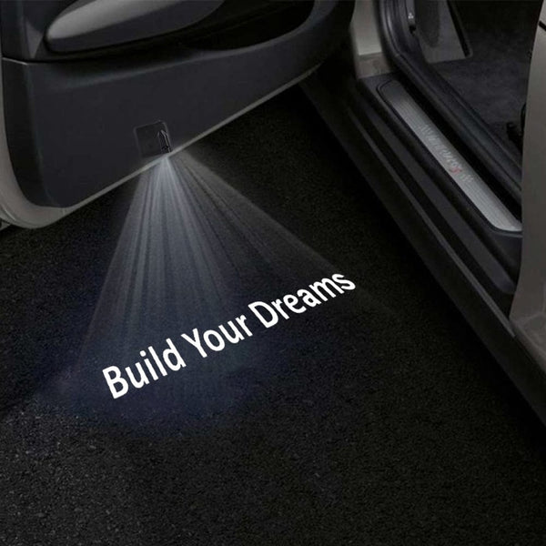 BYD BYD Dolphin Door Stick On Puddle Lights Multiple Designs 2021-2025 Build Your Dreams Word - 1 Set - 2 Doors