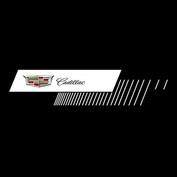 CADILLAC Cadillac ATS Premium Side Wing Mirror Puddle Lights Multiple Designs 2013-2019 Cadillac Logo 3 / ATS Sedan 2013-2018