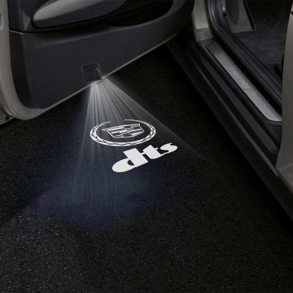 CADILLAC Cadillac DTS Door Stick On Puddle Lights Multiple Designs 2006–2011 Cadillac DTS - 1 Pair 2 Doors