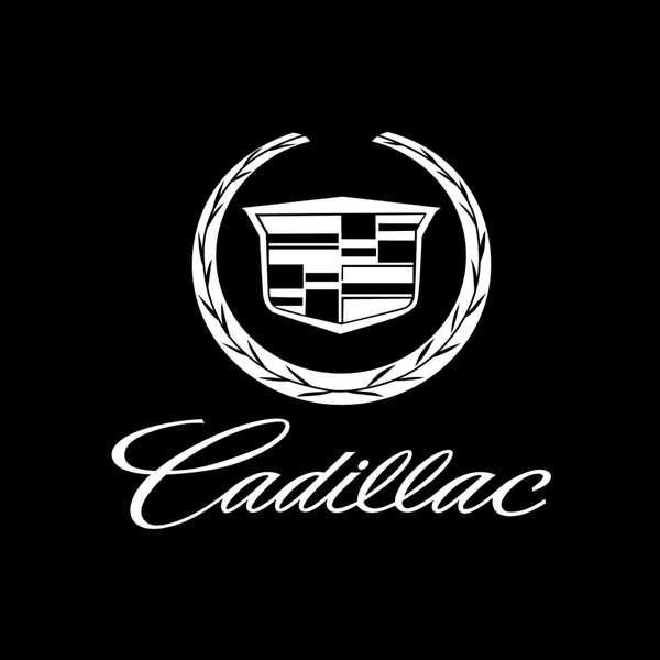 CADILLAC Cadillac Escalade 2nd/3rd Gen Door Stick On Puddle Lights Multiple Designs 2001-2014 Cadillac Logo 1