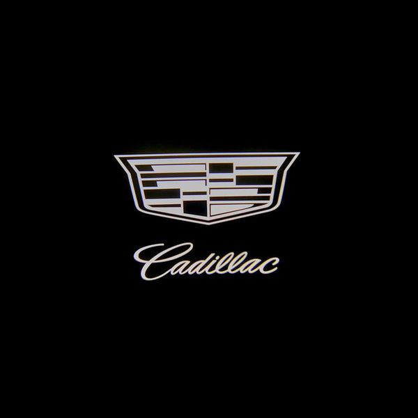 CADILLAC Cadillac Escalade 2nd/3rd Gen Door Stick On Puddle Lights Multiple Designs 2001-2014 Cadillac Logo 5