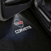 Chevrolet Gobo Puddle Lights Various Designs LED Projectors for Chevrolet Corvette Corvette Logo 3 - 1 Pair 2 Doors