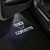 Chevrolet Gobo Puddle Lights Various Designs LED Projectors for Chevrolet Corvette Corvette Logo 4 - 1 Pair 2 Doors