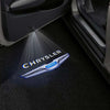 Chrysler CHRYSLER Minivan 5th Gen Door Stick On Puddle Lights Multiple Designs 2008 -2025 CHRYSLER Logo 2 - 1 Set - 2 Doors