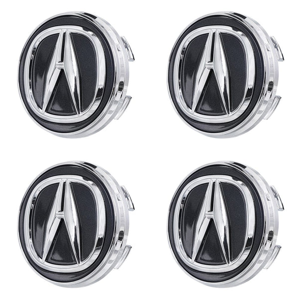 Custom Puddle Lights Premium LED Floating Wheel Logo Center Center Hub Caps Multiple Designs for Acura Acura- Cap Size: 69 mm / White