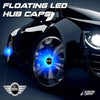 Custom Puddle Lights Premium LED Floating Wheel Logo Center Hub Caps Multiple Designs for MINI