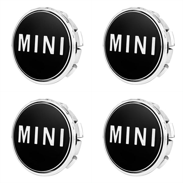 Custom Puddle Lights Premium LED Floating Wheel Logo Center Hub Caps Multiple Designs for MINI MINI Original Logo - Cap Size: 56 mm / White