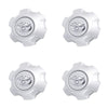 Custom Puddle Lights Premium LED Floating Wheel Logo Center Hub Caps Multiple Designs for Toyota New PRADO(LAND CRUISER)- Cap Size: 132 mm / White