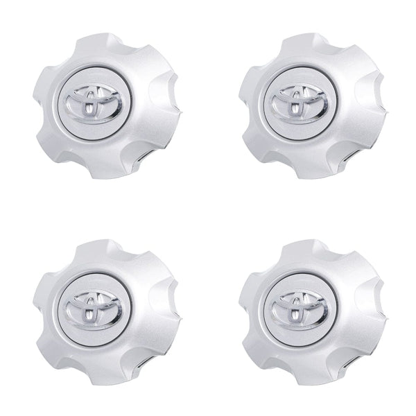 Custom Puddle Lights Premium LED Floating Wheel Logo Center Hub Caps Multiple Designs for Toyota Old PRADO(LAND CRUISER) - Cap Size: 134 mm / White