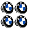 Custom Puddle LightsPremium LED Floating Wheel Logo Hub Caps Multiple Design for BMW BMW Logo / White / 56mm