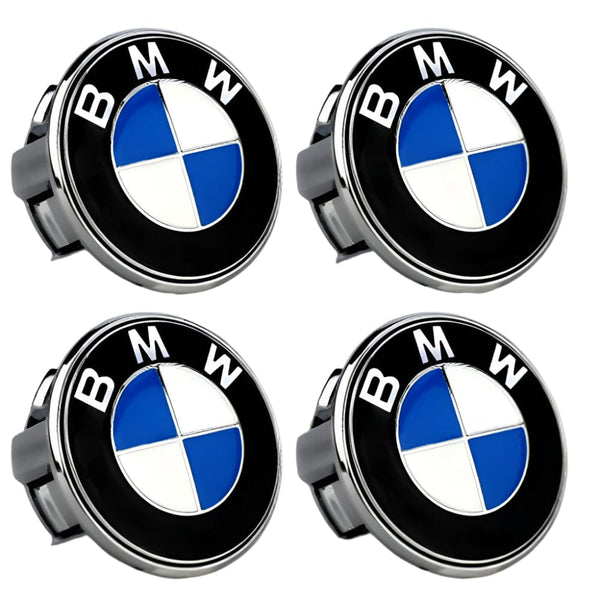 Custom Puddle LightsPremium LED Floating Wheel Logo Hub Caps Multiple Design for BMW BMW Logo / White / 56mm