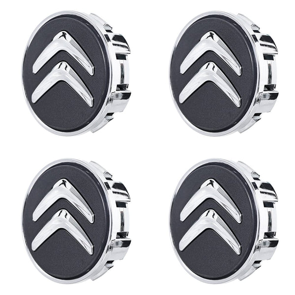Custom Puddle Lights Premium LED Floating Wheel Logo Hub Caps Multiple Design for Citroen Citroen / White / 59 mm