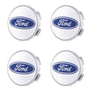 Custom Puddle Lights Premium LED Floating Wheel Logo Hub Caps Multiple Design for Ford FORD Explorer / White / 54 mm