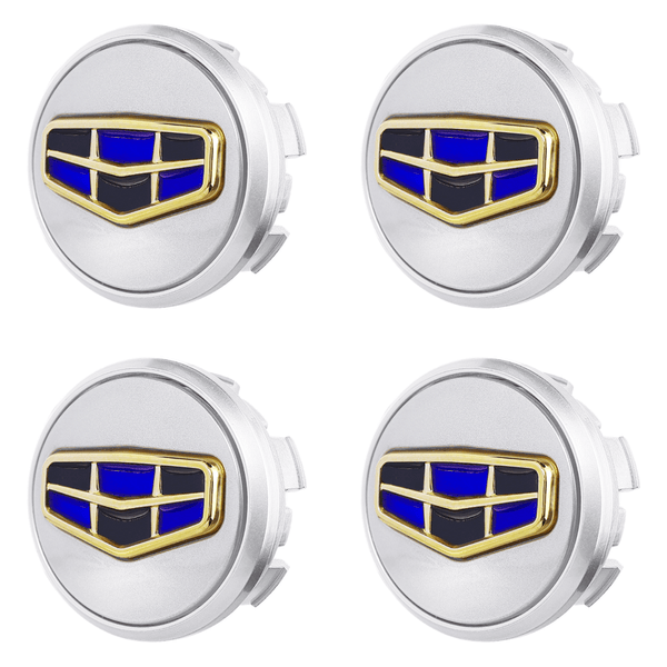 Custom Puddle Lights Premium LED Floating Wheel Logo Hub Caps Multiple Design for Geely Geely BlueLogo / White / 58 mm