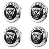 Custom Puddle Lights Premium LED Floating Wheel Logo Hub Caps Multiple Design for Jaguar Jaguar Black Logo / White / 59 mm