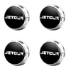 Custom Puddle Lights Premium LED Floating Wheel Logo Hub Caps Multiple Design for Jetour Jetour / White / 60 mm