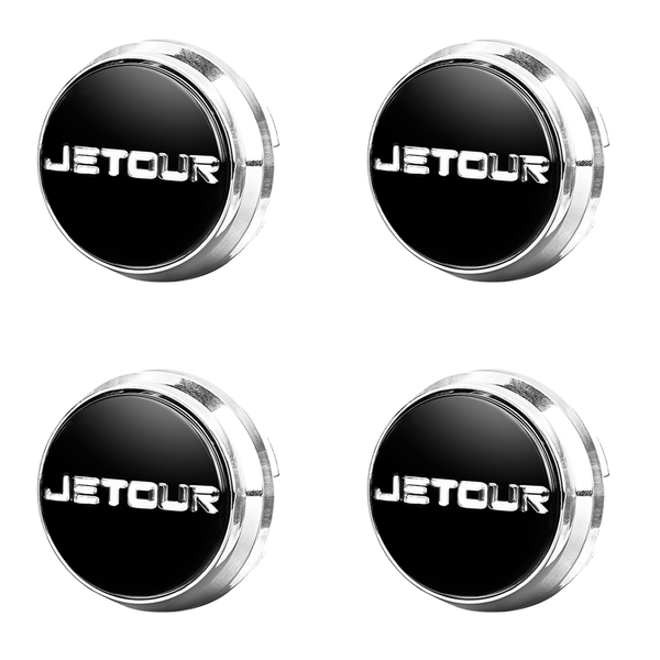 Custom Puddle Lights Premium LED Floating Wheel Logo Hub Caps Multiple Design for Jetour Jetour / White / 60 mm