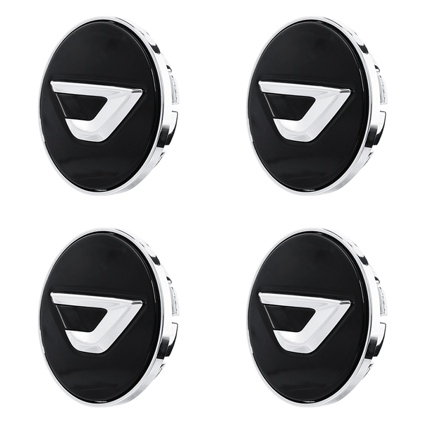 Custom Puddle Lights Premium LED Floating Wheel Logo Hub Caps Multiple Design for Jetta Jetta Logo / White / 65 mm