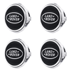 Custom Puddle Lights Premium LED Floating Wheel Logo Hub Caps Multiple Design for Land Rover Land Rover Black Logo / White / 62 mm