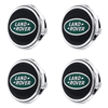 Custom Puddle Lights Premium LED Floating Wheel Logo Hub Caps Multiple Design for Land Rover Land Rover Green Logo / White / 62 mm