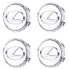 Custom Puddle Lights Premium LED Floating Wheel Logo Hub Caps Multiple Design for Lexus Lexus Silver Logo / White / 62 mm
