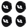 Custom Puddle Lights Premium LED Floating Wheel Logo Hub Caps Multiple Design for Li Auto Li Auto Black Logo / White / 60 mm