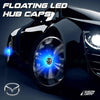 Custom Puddle Lights Premium LED Floating Wheel Logo Hub Caps Multiple Design for Mazda