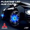 Custom Puddle Lights Premium LED Floating Wheel Logo Hub Caps Multiple Design for Mitsubishi