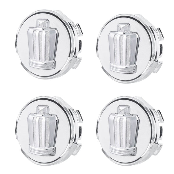 Custom Puddle Lights Premium LED Floating Wheel Logo Hub Caps Multiple Design for Toyota TOYOTA Crown(Silver Logo) / White / 62mm