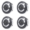 Custom Puddle Lights Premium LED Floating Wheel Logo Hub Caps Multiple Design for Volvo Volvo / White / 64 mm