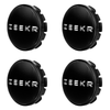 Custom Puddle Lights Premium LED Floating Wheel Logo Hub Caps Multiple Design for Zeekr ZEEKR Black Logo / White / 60 mm