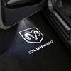 Dodge Dodge Durango Door Stick On Puddle Lights Multiple Designs 1997-2025 Dodge Logo With Durango Word - 1 Set - 2 Doors
