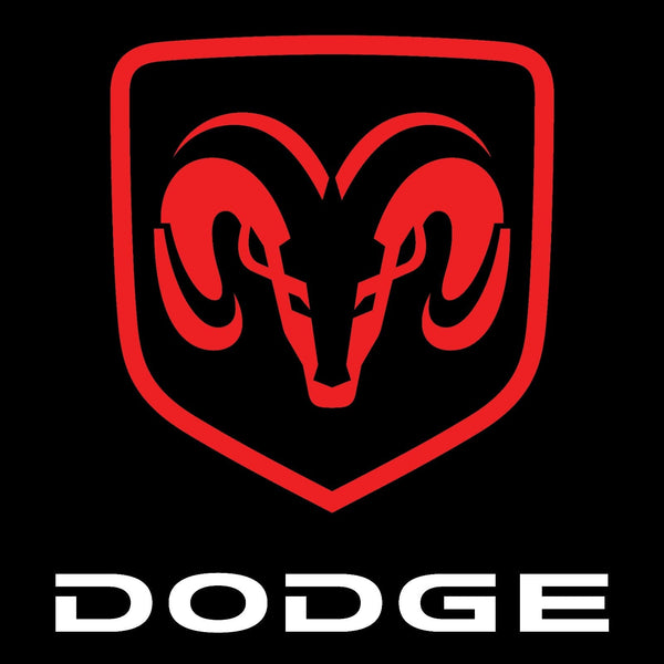 Dodge Dodge Universal Door Stick On Puddle Lights Multiple Designs