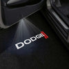 Dodge Dodge Universal Door Stick On Puddle Lights Multiple Designs Dodge Logo 3 - 1 Pair 2 Doors