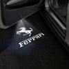 Ferrari Ferrari Universal Door Stick On Puddle Lights Multiple Designs Ferrari Logo 2 - 1 Pair 2 Doors