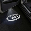 Ford Ford EcoSport Door Stick On Puddle Lights Multiple Designs 2003-2023 Ford Logo 1 - 1 Set - 2 Doors