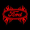 Ford Ford Expedition Premium Side Wing Mirror Puddle Lights Multiple Designs 2003-2025 Ford Fire Red - 1 Set - 2 Lights / Ford Expedition 2nd Gen U222 - 2003-2006
