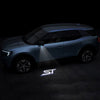 Ford Ford EXPLORER 5th Gen Premium Side Wing Mirror Puddle Lights Multiple Designs 2011-2019 ST White With Outline - 1 Set - 2 Lights