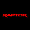 Ford Ford F150 12th Gen Premium Side Wing Mirror Puddle Lights Multiple Designs 2009-2014 Raptor Word Red - 1 Set - 2 Lights
